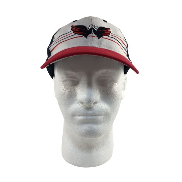 WASHINGTON CAPITALS NHL HOCKEY ADJUSTABLE SNAPBACK BASEBALL TRUCKER CAP - Picture 1 of 7